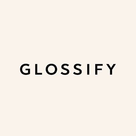 Glossify gel nail brand logo